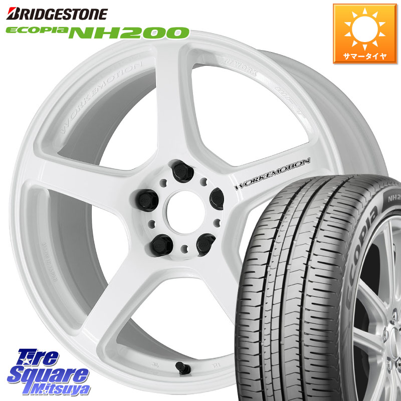 ブリヂストン ECOPIA NH200 エコピア サマータイヤ 225/50R17WORK ワーク EMOTION エモーション T5R ICW 17インチ 17X8.0J 35 5穴 114.3｜タイヤスクエアミツヤ