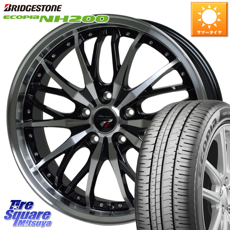 HotStuff Precious プレシャス HM3 HM-3 17インチ 17 X 7.0J +50 5穴 114.3 ブリヂストン ECOPIA NH200 エコピア サマータイヤ 215/55R17 ヤリスクロス CX-3 RC系オデッセイ前期