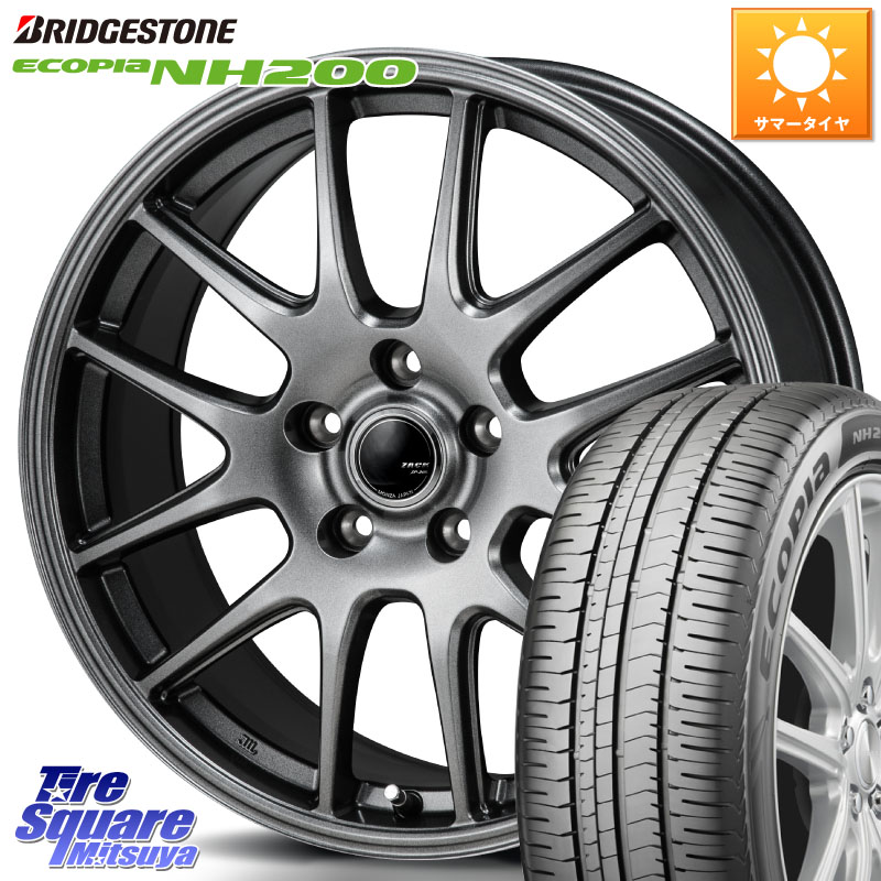 Japan三陽 ZACK JP-205 ホイール 16 X 6.5J +38 5穴 114.3 ブリヂストン ECOPIA NH200 エコピア サマータイヤ 205/60R16 90系ノア ヴォクシー プリウスアルファ RP6～8ステップワゴン