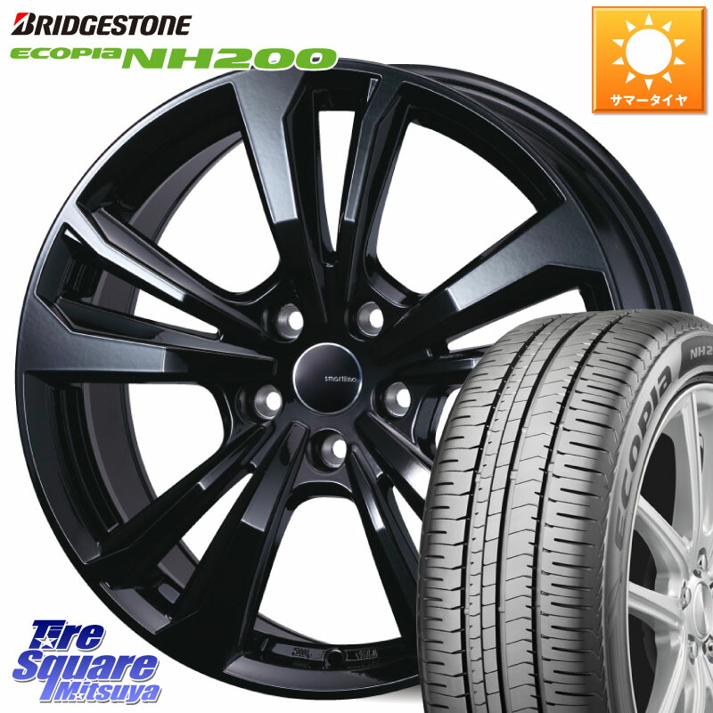 TARGA smartline365 スマートライン 16 X 6.5J(MINI F55 F56 F57) +52 5穴 112 ブリヂストン ECOPIA NH200 エコピア サマータイヤ 195/55R16 MINI ミニ F55 F56 F57