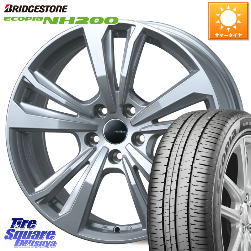 ブリヂストン ECOPIA NH200 エコピア サマータイヤ 195/55R16TARGA smartline365 スマートライン 16X6.5J(MINI F55 F56 F57) 52 5穴 112 MINI ミニ F55 F56 F57|タイヤスクエアミツヤ