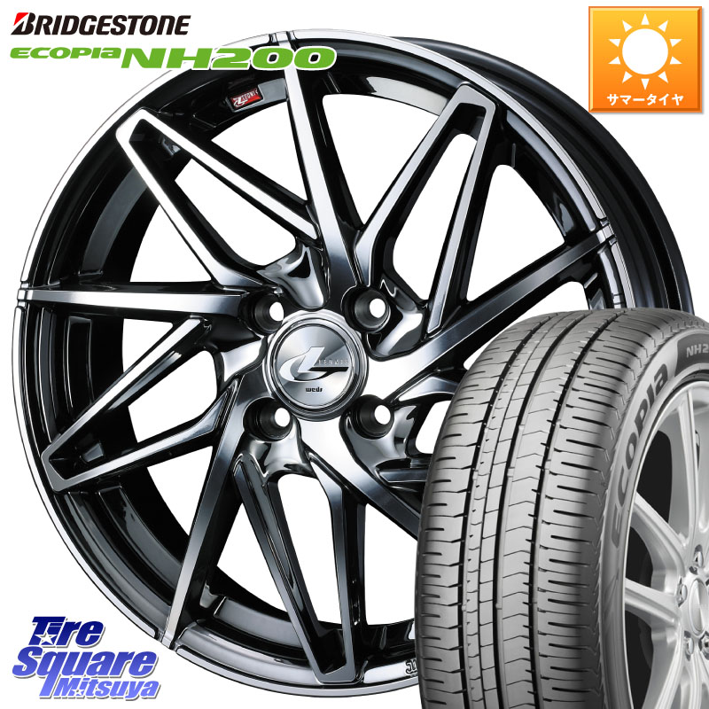 ブリヂストン ECOPIA NH200 エコピア サマータイヤ 195/50R16WEDS 40575 レオニス LEONIS IT 16インチ 16X6.0J 42 4穴 100 160系カローラフィールダー ヤリス ロードスター 130系ヴィッツ モビリオ/モビリオスパイク ヴィッツ カローラフィールダーハイブリッド アクア|タイヤスクエアミツヤ
