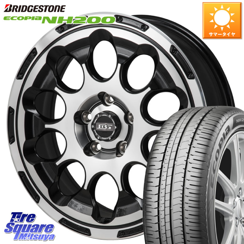 ブリヂストン ECOPIA NH200 エコピア サマータイヤ 215/45R17Japan三陽 ボトムガルシア CHRONO クロノ 17X7.0J 45 5穴 114.3 リーフ LEAF 日産 セレナ SERENA 日産 ブレイド オーリス カローラルミオン｜タイヤスクエアミツヤ