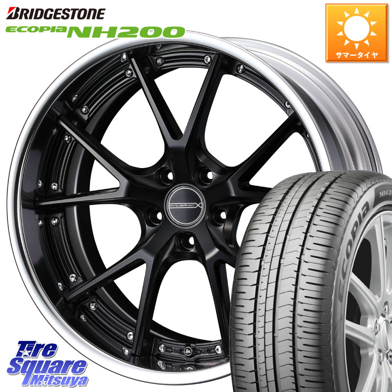 ブリヂストン ECOPIA NH200 エコピア サマータイヤ 225/45R18WEDS MAVERICK 905S S-LoDisk 18インチ 2ピース 18X8.5J 32 5穴 114.3｜タイヤスクエアミツヤ 158,205円