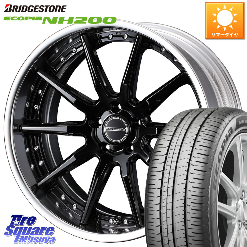 WEDS MAVERICK 1410S S-LoDisk 18インチ 2ピース 18 X 8.5J +50 5穴 114.3 ブリヂストン ECOPIA NH200 エコピア サマータイヤ 225/45R18 166,710円