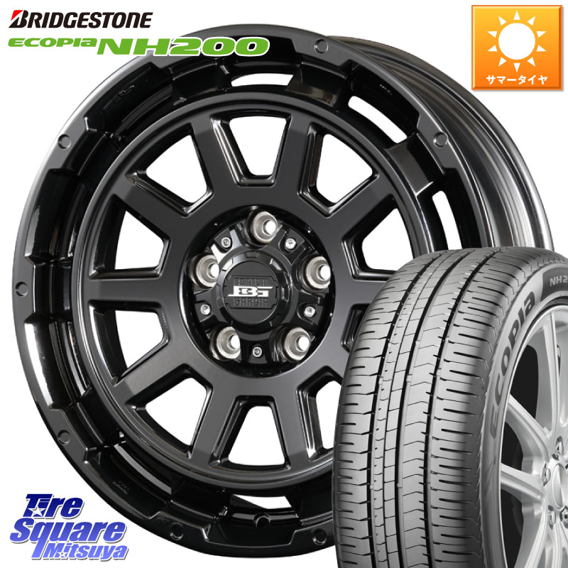 KOSEI ボトムガルシア ディグレ ホイール 16 X 6.5J +38 5穴 114.3 ブリヂストン ECOPIA NH200 エコピア サマータイヤ 205/60R16 90系ノア ヴォクシー プリウスアルファ RP6～8ステップワゴン