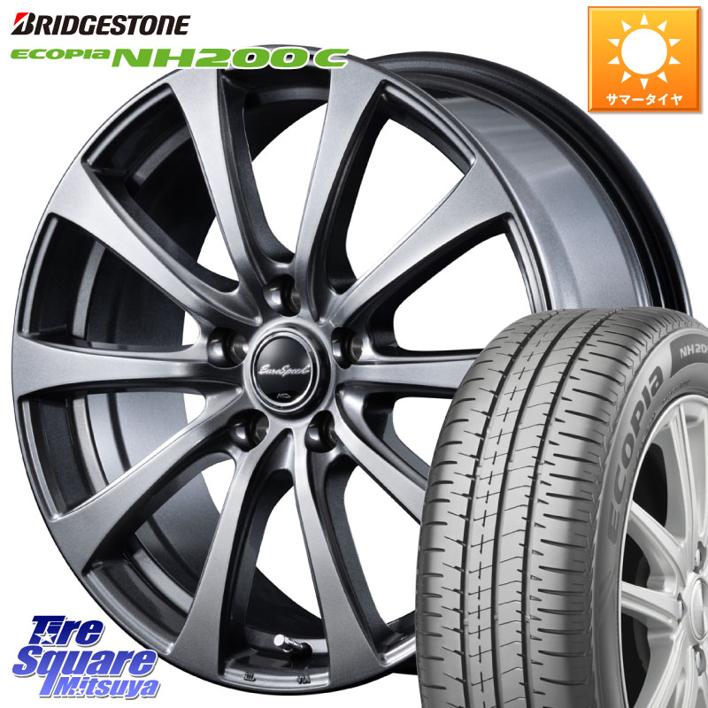 ブリヂストン ECOPIA NH200C エコピア サマータイヤ 185/60R16MANARAY MID EuroSpeed G10 ホイール 16インチ 16X6.5J 48 5穴 100 10系シエンタ｜タイヤスクエアミツヤ