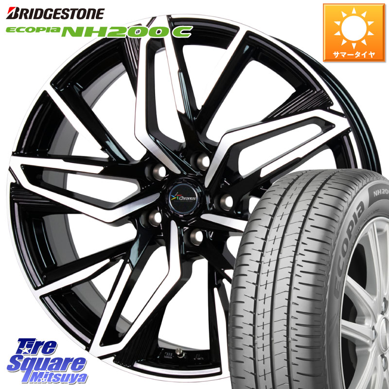 ブリヂストン ECOPIA NH200C エコピア サマータイヤ 185/65R15HotStuff Chronus CH-112 クロノス CH112 ホイール 15インチ 15X6.0J 43 5穴 114.3 GT系フリードクロスター リバティ 日産 e-NV200 ワゴン 日産 CR-Z|タイヤスクエアミツヤ