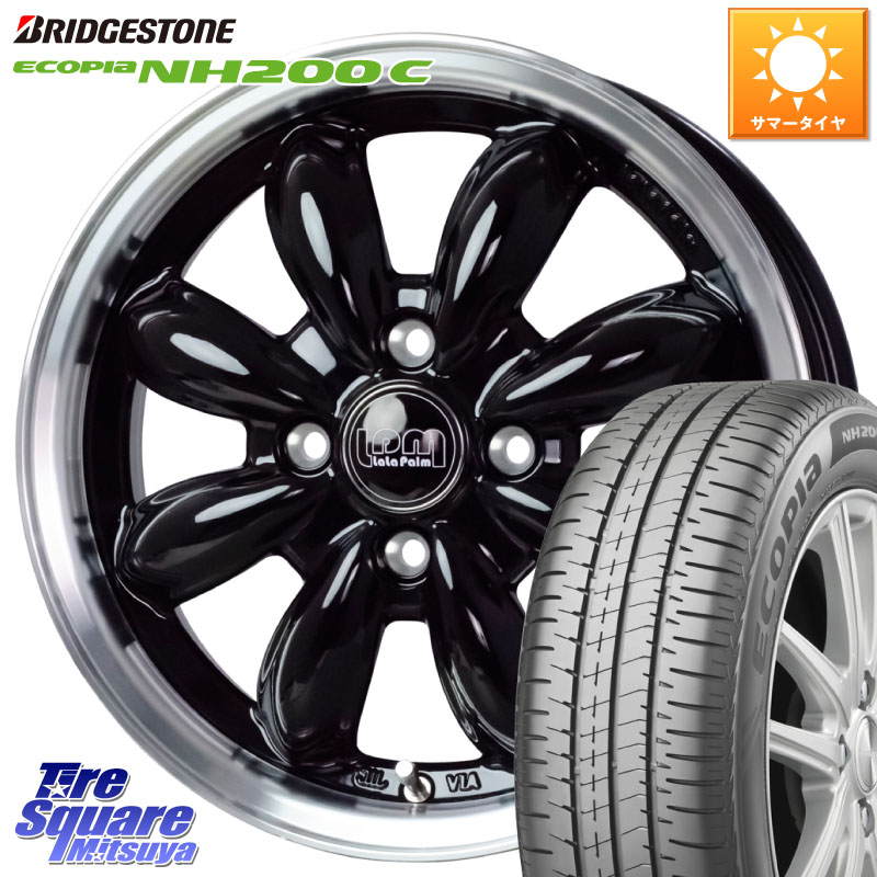 ブリヂストン ECOPIA NH200C エコピア サマータイヤ 175/60R15HotStuff LaLa Palm CUP2 ララパーム カップ2 BK ホイール 15インチ 15X5.5J 45 4穴 100 K13マーチ Mx27/37/47Sソリオ・MB37SデリカD2 MAD7Sソリオ/MBD7SデリカD2 E11ノート マーチ MARCH 日産 デリカD:2 D｜タイヤスクエアミツヤ 61,265円