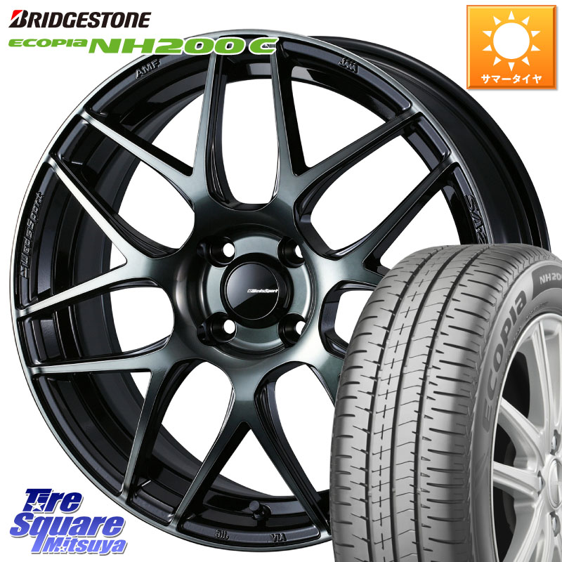 ブリヂストン ECOPIA NH200C エコピア サマータイヤ 175/65R15WEDS WedsSport SA-27R SA27R ウェッズ スポーツ ホイール 15インチ 15X5.0J 45 4穴 100 タフト ハスラー リフトアップ等カスタム フレアクロスオーバー リフトアップ等カスタムサイズ｜タイヤスクエアミツヤ