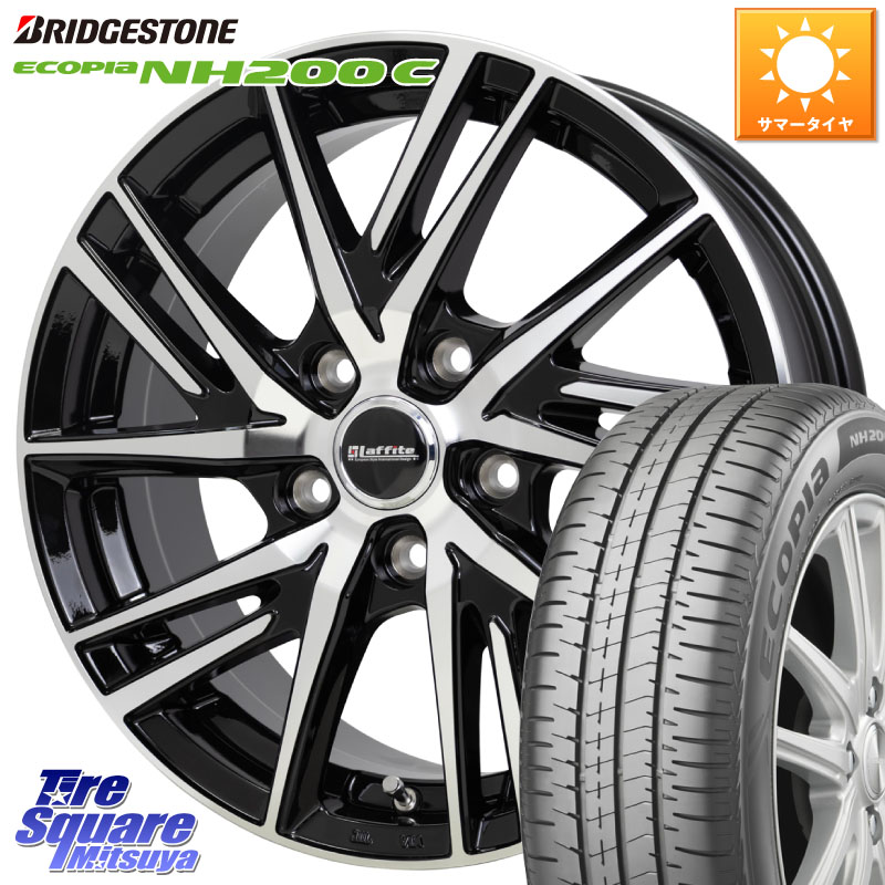 ブリヂストン ECOPIA NH200C エコピア サマータイヤ 175/65R15HotStuff ラフィット LW06-2 LW-06-2 ホイール 15インチ 15X6.0J 43 5穴 114.3 スイフトスポーツ｜タイヤスクエアミツヤ
