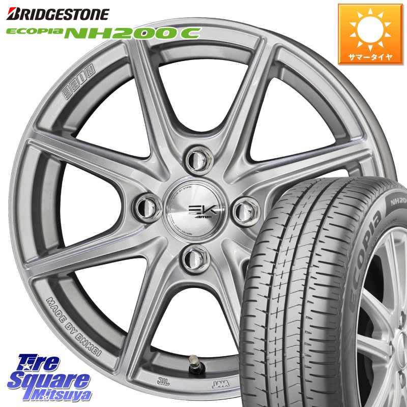ブリヂストン ECOPIA NH200C エコピア サマータイヤ 175/65R14KYOHO SEIN EK ザインEK ホイール 14インチ 14X5.5J 43 4穴 100 E11ノート キューブ CUBE 日産 コルト パッソセッテ ラウム サクシード フィット FIT べリーサ デミオ DEMIO MAZDA ファンカーゴ スイフト｜タイヤスクエアミツヤ 46,218円