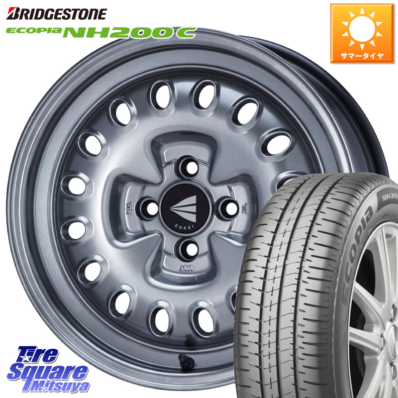 ENKEI Neo Classic Al'Vita ホイール 16インチ 16 X 7.0J +38 4穴 100 ブリヂストン ECOPIA NH200C エコピア サマータイヤ 185/60R16 MAZDA2