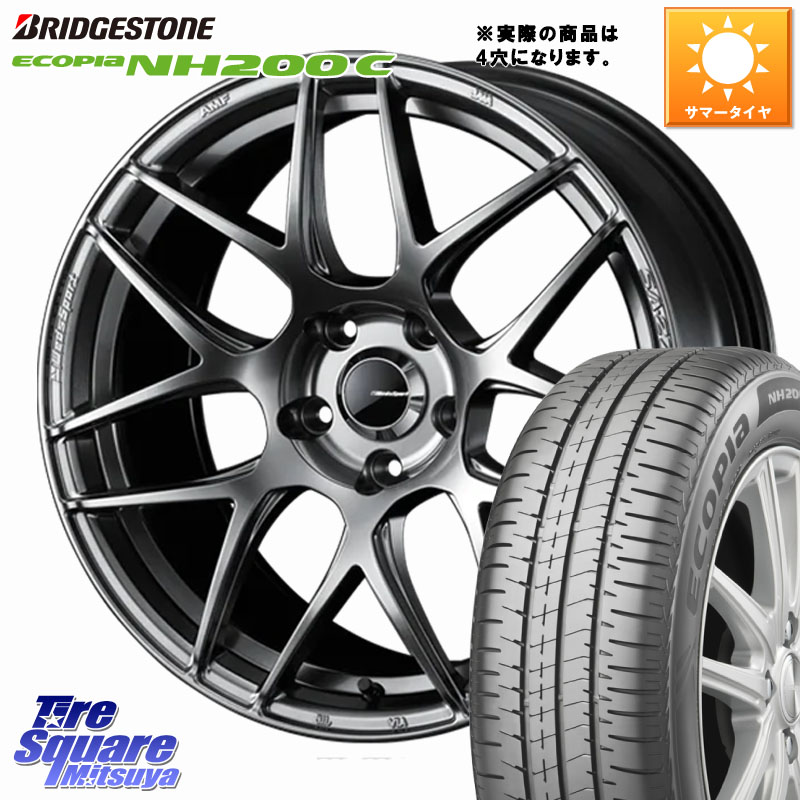 WEDS 74204 SA-27R PSB ウェッズ スポーツ ホイール 16インチ 16 X 5.0J +45 4穴 100 ブリヂストン ECOPIA NH200C エコピア サマータイヤ 175/60R16