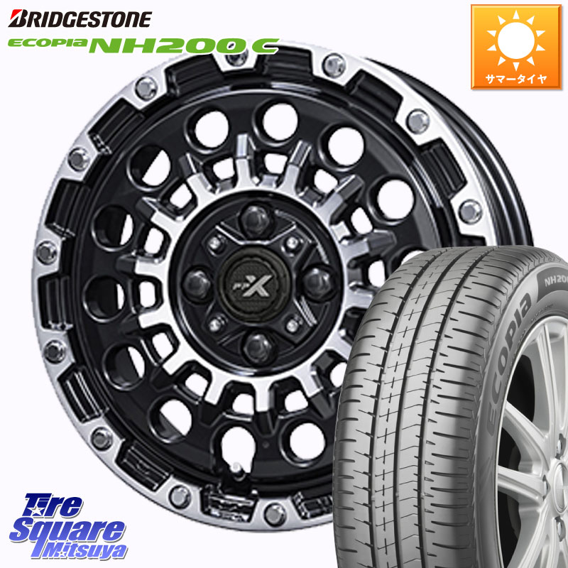 KYOHO PPX GX14 ホイール 15インチ 15 X 4.5J +45 4穴 100 ブリヂストン ECOPIA NH200C エコピア サマータイヤ 165/65R15 ダイハツTAFT Mx27/37/47Sソリオ・デリカD2 MAx6S系ソリオ