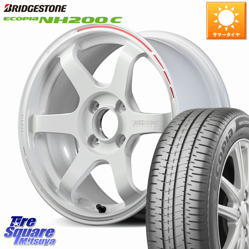 ブリヂストン ECOPIA NH200C エコピア サマータイヤ 175/60R15RAYS 【欠品次回3~4月】 TE37 SONIC TIME ATTACK EDITION 軽自動車専用 鍛造 ホイール 15インチ 15X5.5J 46 4穴 100 K13マーチ マーチ MARCH 日産 ハスラー リフトアップ等カスタム フレアクロスオーバー|タイヤスクエアミツヤ