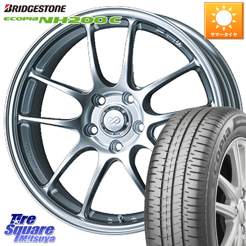 ブリヂストン ECOPIA NH200C エコピア サマータイヤ 185/60R16ENKEI エンケイ PerformanceLine PF01 ホイール 16X6.5J 53 4穴 100 E13ノート｜タイヤスクエアミツヤ
