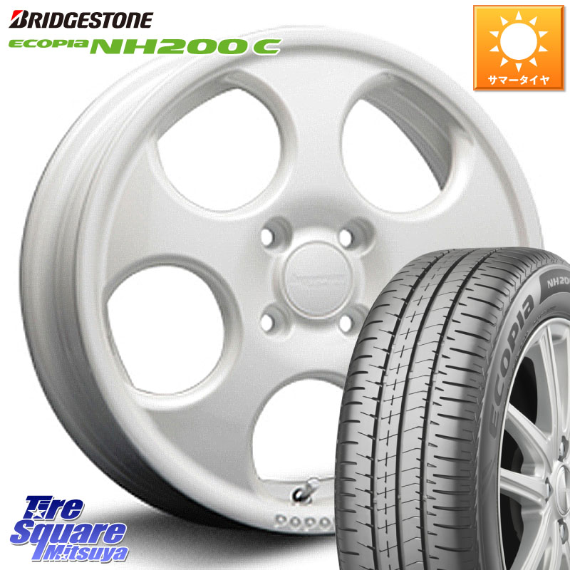 MLJ hyperion POPORO ポポロ ホイール 14インチ 14 X 4.5J +45 4穴 100 ブリヂストン ECOPIA NH200C エコピア サマータイヤ 175/70R14 Mx27/37/47Sソリオ・デリカD2