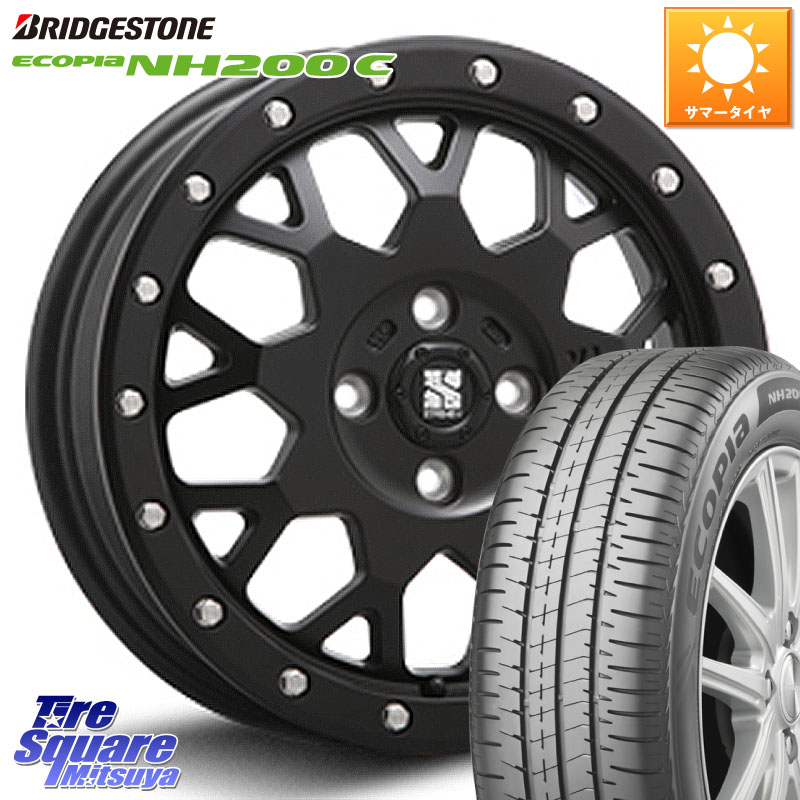 MLJ XJ04 XTREME-J エクストリームJ ホイール 15インチ 15 X 4.5J +43 4穴 100 ブリヂストン ECOPIA NH200C エコピア サマータイヤ 165/60R15 キャスト[アクティバ] ハスラー ピクシスジョイ[Cグレード] ハイゼット アゲトラCustom車用※軽自動車専用ホイール※ 72,529円