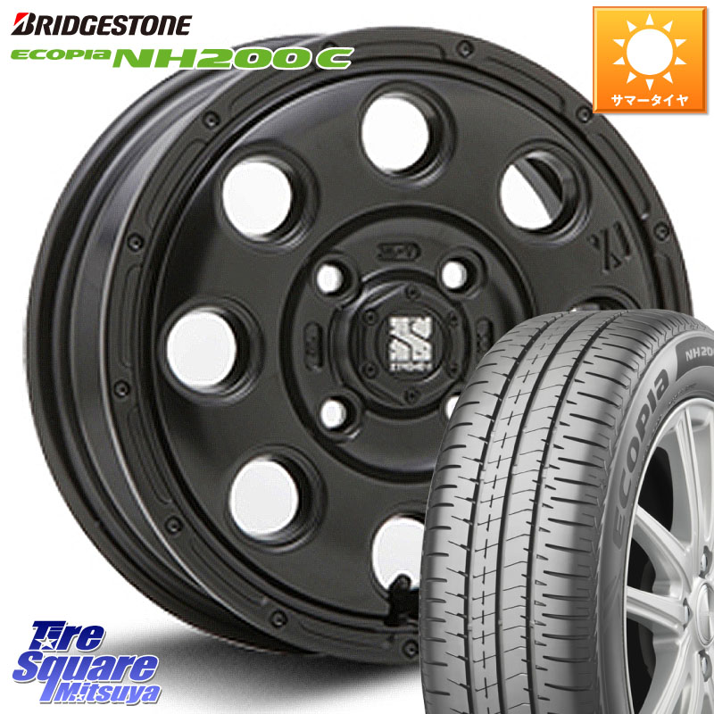 ブリヂストン ECOPIA NH200C エコピア サマータイヤ 165/55R15MLJ KK03 XTREME-J エクストリームJ ホイール 15インチ 15X4.5J 45 4穴 100 N-BOX デリカミニ2WD タント スペーシア サクラ R1 R2 ルークス ROOX 日産 デイズ デイズルークス 日産 コペン N-ONE N ONE エヌ|タイヤスクエアミツヤ