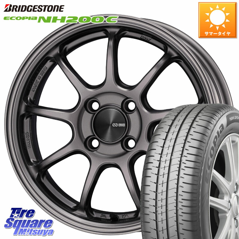 ブリヂストン ECOPIA NH200C エコピア サマータイヤ 175/65R15ENKEI PerformanceLine PF09 ホイール 15インチ 15X5.0J 45 4穴 100 タフト ハスラー リフトアップ等カスタム フレアクロスオーバー リフトアップ等カスタムサイズ｜タイヤスクエアミツヤ
