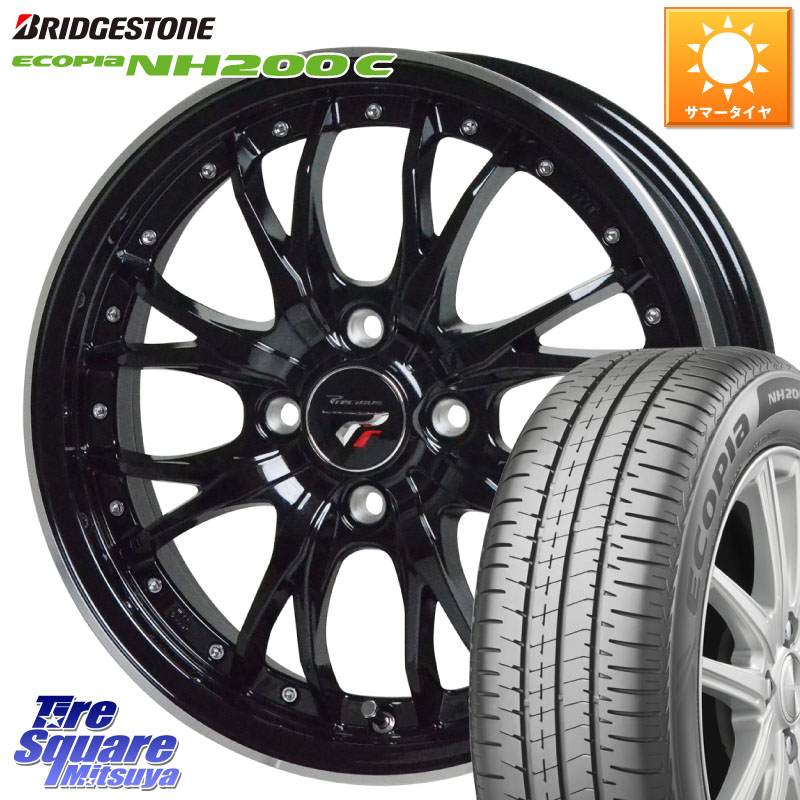 ブリヂストン ECOPIA NH200C エコピア サマータイヤ 185/60R16HotStuff Precious プレシャス HM3 HM-3 4H MB 16インチ 16X6.0J 45 4穴 100 アクアクロスオーバー FITクロスター MAZDA2 マツダ2(デミオ)｜タイヤスクエアミツヤ