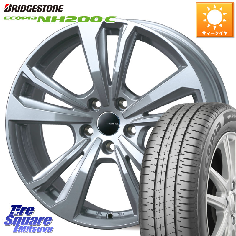 ブリヂストン ECOPIA NH200C エコピア サマータイヤ 185/65R15TARGA smartline365 スマートライン 15X6.0J(AUDI A1 GBD) 38 5穴 100 アウディ A1 GB系｜タイヤスクエアミツヤ