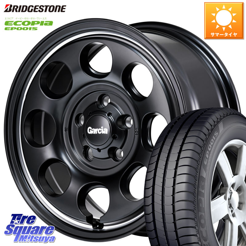 MANARAY MID Garcia Palm8 ガルシア パーム8 ホイール 16インチ 16 X 7.0J +40 5穴 114.3 ブリヂストン ECOPIA EP001S サマータイヤ 205/55R16 GRヤリスRSノーマルキャリパー