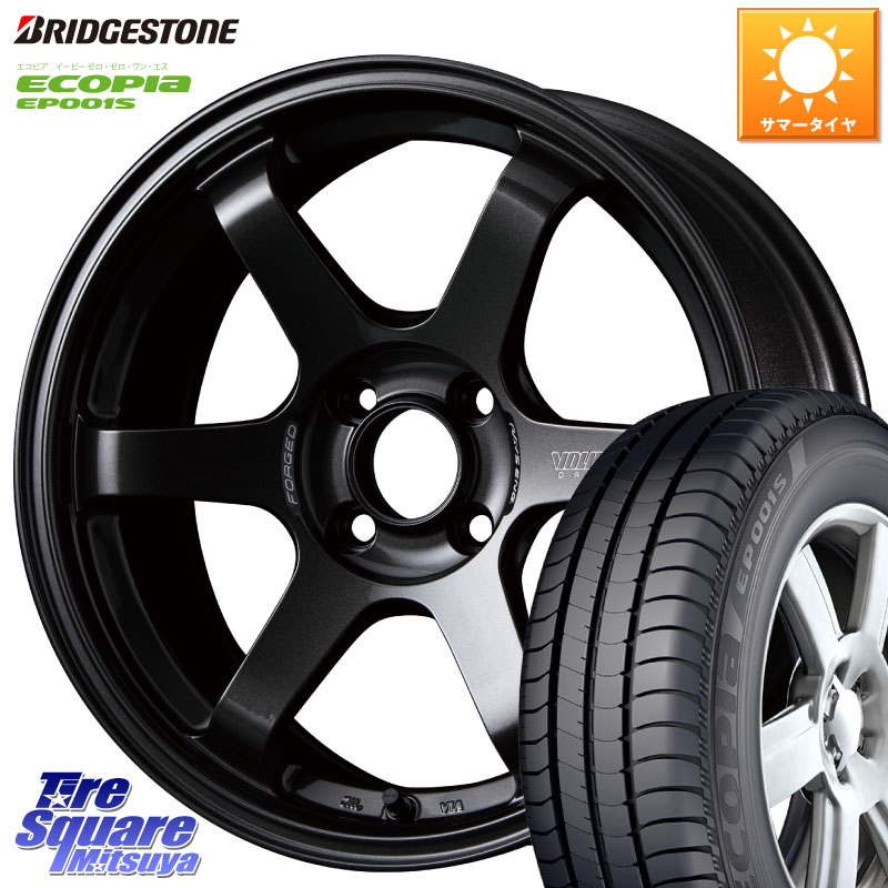 RAYS 【欠品次回10~11月】 VOLK RACING TE37 SONIC TE37 ソニック ホイール 16インチ 16 X 6.0J +42 4穴 100 ブリヂストン ECOPIA EP001S サマータイヤ 205/55R16 E13オーラ
