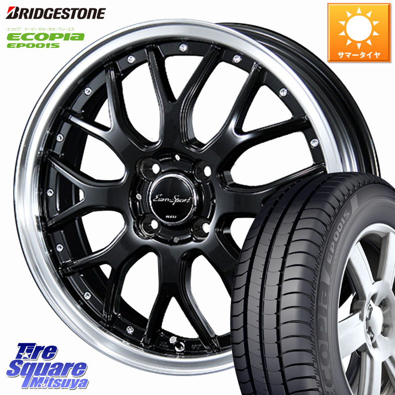 BLEST EuroSport Type815 ホイール 16インチ 16 X 6.0J +48 4穴 100 ブリヂストン ECOPIA EP001S サマータイヤ 205/55R16