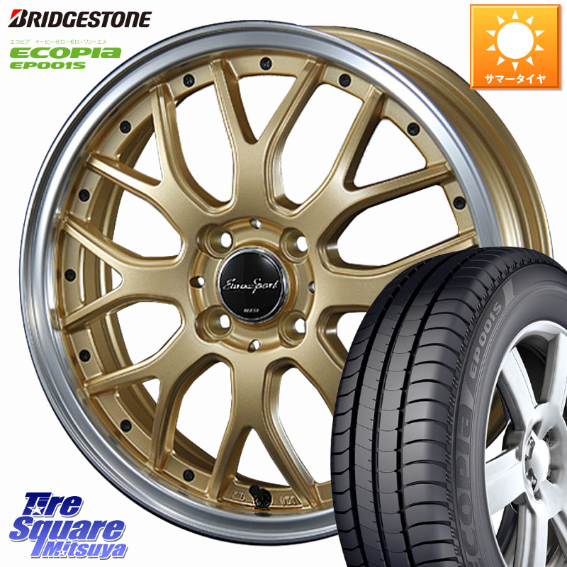 BLEST EuroSport Type815 ホイール 16インチ 16 X 6.0J +48 4穴 100 ブリヂストン ECOPIA EP001S サマータイヤ 205/55R16
