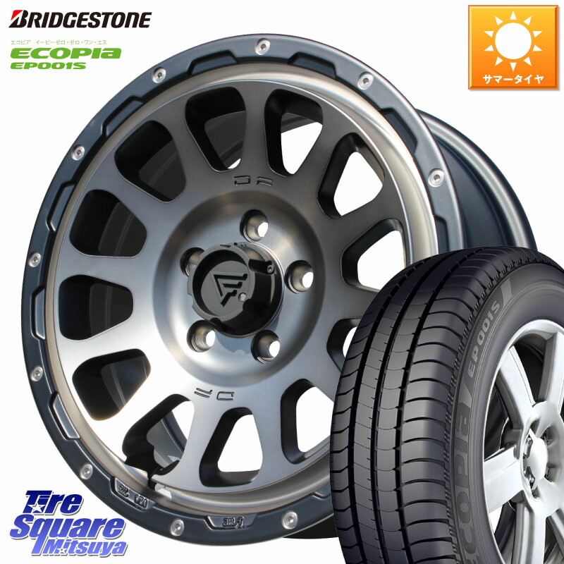 DELTA FORCE デルタフォース オーバル 16インチ 16 X 7.0J +35 5穴 114.3 ブリヂストン ECOPIA EP001S サマータイヤ 205/55R16 GRヤリスRSノーマルキャリパー
