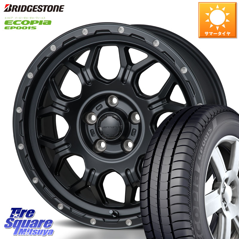 MONZA HI-BLOCK JERRARD モンツァ ハイブロック ジェラード ホイール 4本 16インチ 16 X 7.0J +35 5穴 114.3 ブリヂストン ECOPIA EP001S サマータイヤ 205/55R16 GRヤリスRSノーマルキャリパー