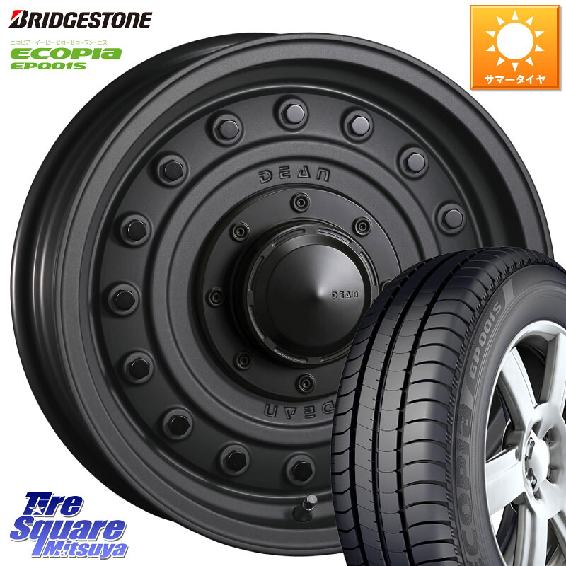 ブリヂストン ECOPIA EP001S サマータイヤ 205/55R16CRIMSON ディーン コロラド 16インチ 16X7.0J 37 5穴 114.3 GRヤリスRSノーマルキャリパー｜タイヤスクエアミツヤ