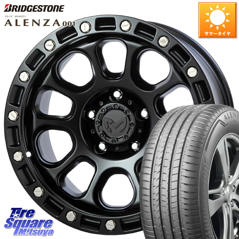 MKW M204 ブラックキャット 在庫● 17インチ ★サマーセール★ 17 X 8.0J +38 5穴 114.3 ブリヂストン アレンザ 001 ALENZA 001 サマータイヤ 225/65R17 80系ハリアー
