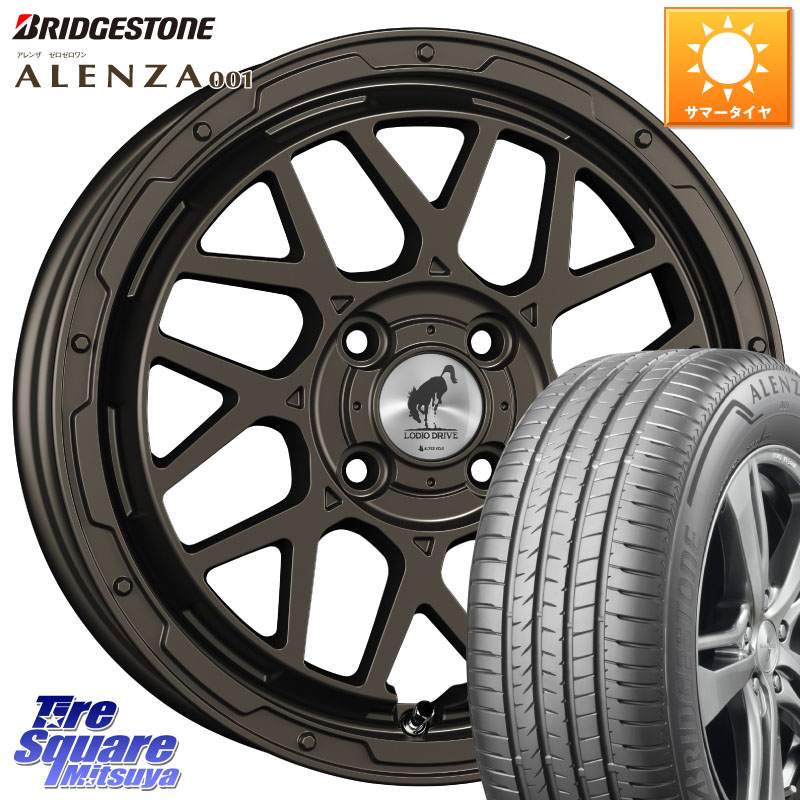 SUPER STAR LODIO DRIVE ロディオドライブ 8M MONO モノ 16インチ 16 X 6.0J +42 4穴 100 ブリヂストン アレンザ 001 ALENZA 001 サマータイヤ 215/65R16