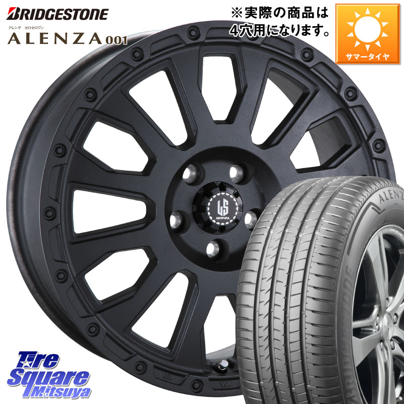 ブリヂストン アレンザ 001 ALENZA 001 サマータイヤ 215/65R16阿部商会 LA STRADA AVENTURA アヴェンチュラ BK 16インチ 16X6.0J 40 4穴 100 ロッキー ガソリン車 4穴 ライズ ガソリン車 4穴｜タイヤスクエアミツヤ 85,294円