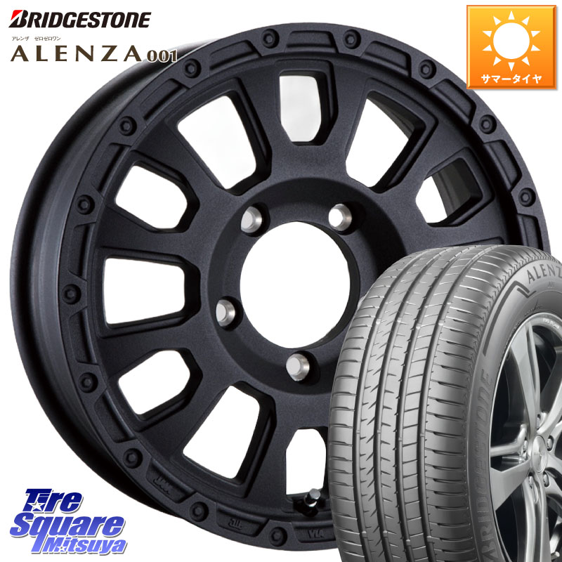 ブリヂストン アレンザ 001 ALENZA 001 サマータイヤ 215/65R16阿部商会 LA STRADA AVENTURA アヴェンチュラ BK 16インチ 16X5.5J 0 5穴 139.7 ジムニー専用(要オーバーフェンダー等) AZオフロード カスタムサイズ｜タイヤスクエアミツヤ