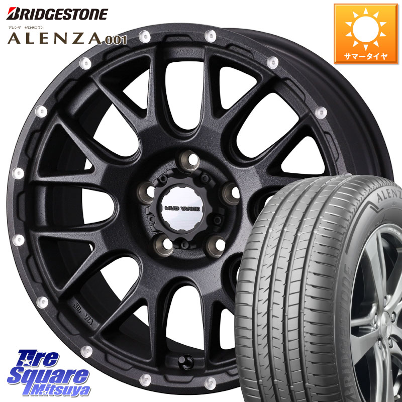WEDS 41133 マッドヴァンス MUD VANCE 08 BK ホイール 18インチ 18 X 7.5J +35 5穴 114.3 ブリヂストン アレンザ 001 ALENZA 001 サマータイヤ 235/65R18