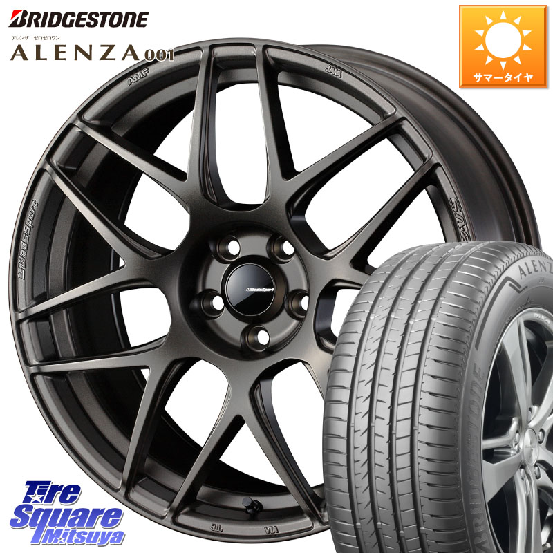 WEDS 74195 SA-27R ウェッズ スポーツ ホイール 18インチ 18 X 8.5J +35 5穴 114.3 ブリヂストン アレンザ 001 ALENZA 001 サマータイヤ 235/55R18