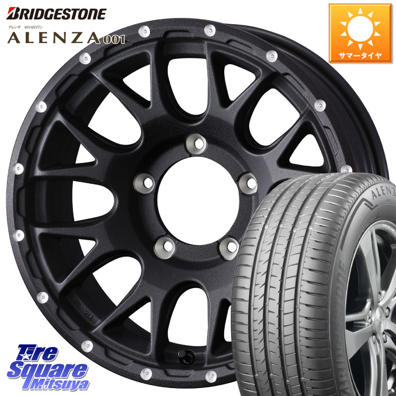 WEDS 【欠品次回4月中旬】 41127 マッドヴァンス MUD VANCE 08 BK インセット-5 ホイール 16インチ 16 X 6.0J +0 5穴 139.7 ブリヂストン アレンザ 001 ALENZA 001 サマータイヤ 215/65R16 ジムニー専用(要オーバーフェンダー等) ジムニ－シエラ・ノマド(カスタム)