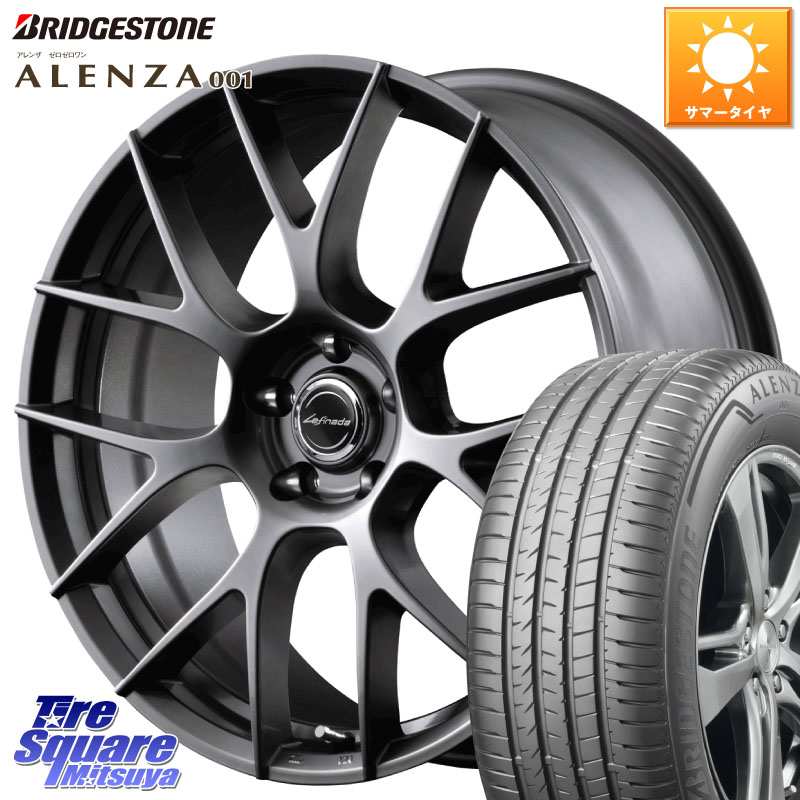 ブリヂストン アレンザ 001 ALENZA 001 サマータイヤ 235/50R18MANARAY Lefinada MOTION3 平座仕様 トヨタ・レクサス専用 ホイール 18インチ MID 18X8.0J 42 5穴 114.3 30系アルファード/ヴェルファイア 20系アルファード ヴェルファイアハイブリッド ヴェルファイア|タイヤスクエアミツヤ