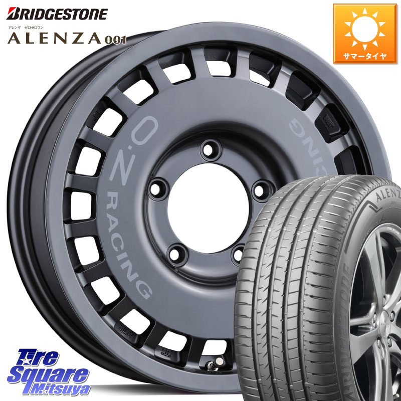 OZ Rally Racing 4x4 ラリーレーシング ジムニーシエラ用 ※インセット-5 ホイール 16インチ 16 X 6.0J +0 5穴 139.7 ブリヂストン アレンザ 001 ALENZA 001 サマータイヤ 215/65R16 ジムニー専用(要オーバーフェンダー等) ジムニ－シエラ・ノマド(カスタム)