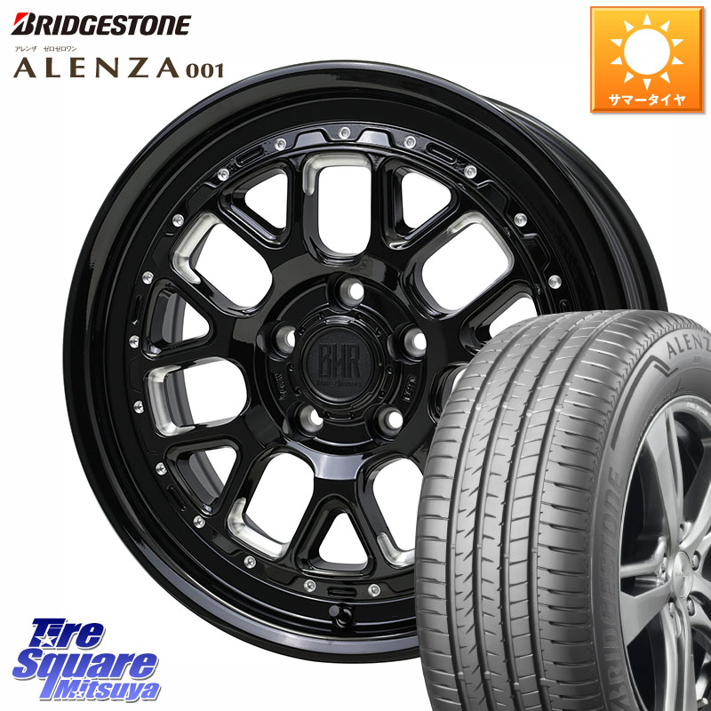 HotStuff BARKLEY HARDROCK HURON ハードロック ヒューロン ホイール 17インチ 17 X 7.0J +38 5穴 114.3 ブリヂストン アレンザ 001 ALENZA 001 サマータイヤ 225/60R17 30系アルファード 30系ヴェルファイア デリカD:5 SL系フォレスター
