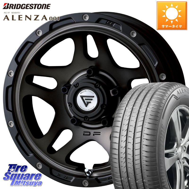 DELTA FORCE OVERLANDER ジムニーシエラ専用 ※インセット-5 ホイール 16インチ 16 X 6.0J +0 5穴 139.7 ブリヂストン アレンザ 001 ALENZA 001 サマータイヤ 215/65R16 ジムニー専用(要オーバーフェンダー等) ジムニ-シエラ・ノマド(カスタム)