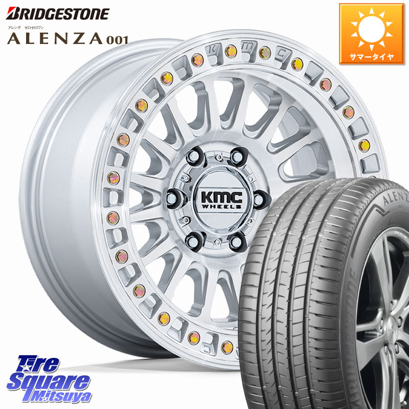 KMC KM552 IMS ホイール 17インチ 17 X 8.5J +25 6穴 139.7 ブリヂストン アレンザ 001 ALENZA 001 サマータイヤ 265/70R17
