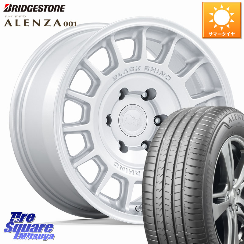 BLACK RHINO VOLL ボル シルバー ホイール 17インチ ブラックライノ 17 X 8.5J +25 6穴 139.7 ブリヂストン アレンザ 001 ALENZA 001 サマータイヤ 265/70R17
