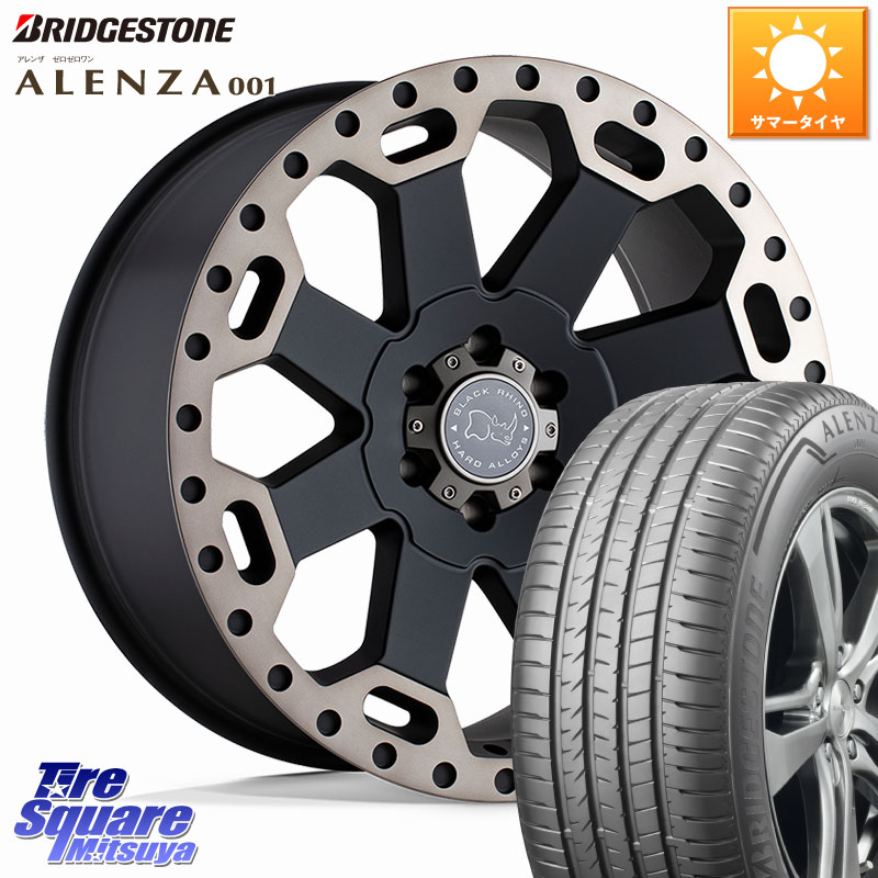 BLACK RHINO WARLORD ウォーロード ホイール 18インチ ブラックライノ 18 X 8.0J +35 6穴 139.7 ブリヂストン アレンザ 001 ALENZA 001 サマータイヤ 285/60R18