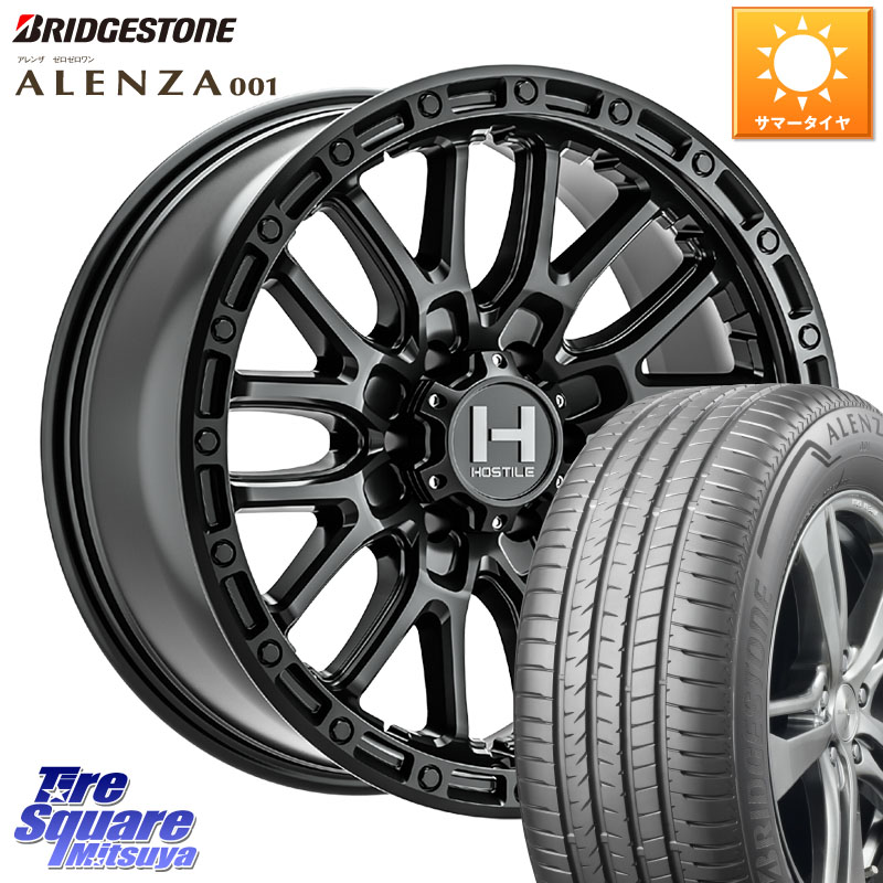 HOSTILE H135 RIDGE CREST ホイール 17インチ 17 X 9.0J +0 6穴 139.7 ブリヂストン アレンザ 001 ALENZA 001 サマータイヤ 265/70R17
