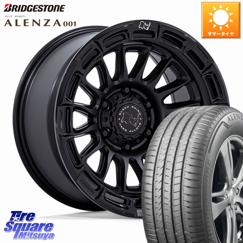 ブリヂストン アレンザ 001 ALENZA 001 サマータイヤ 265/70R17BLACK RHINO RIVAL ライバル ホイール 17インチ ブラックライノ 17X8.5J 10 6穴 139.7 トライトン ランドクルーザー プラド カスタムサイズ FJクルーザー｜タイヤスクエアミツヤ